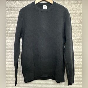 Zara Men's Black Crewneck Sweater
